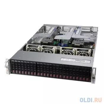 SYS-220U-TNR 2U, 2xLGA4189 (up to 270W), iC621A (X12DPU), 32xDDR4, up to 24x2.5 SAS/SATA, up to 22x2.5 NVME Gen4 (optional), 2x1600W, 2x PCIE 4.0x16,