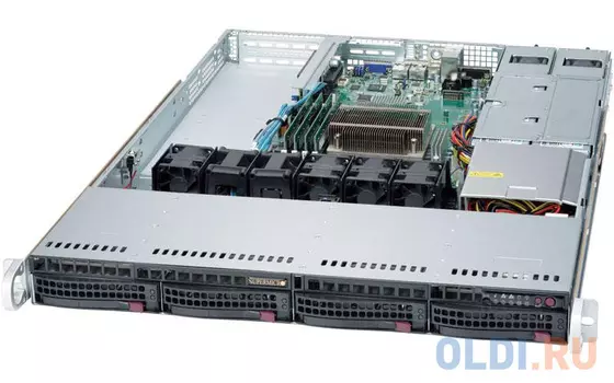 Серверная платформа Supermicro SYS-5019S-WR E3-1200v5/6, 4x DDR4 ECC, up to 4x3.5"), HS, C236 (RAID 0,1,5,10), 2x1GbE, IPMI, M.2, 2xPCIE3.0, (2)x