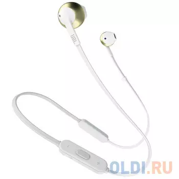 Гарнитура JBL T205BT Champagne Gold