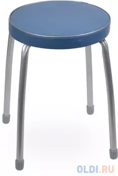 ТАБУРЕТ "ФАБРИК 2" МЯГКОЕ КРУГЛОЕ СИДЕНЬЕ D=32 СМ (10) ГОЛУБОЙ ТФ02