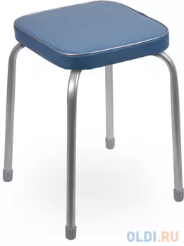 ТАБУРЕТ "ФАБРИК 3" МЯГКОЕ КВАДРАТНОЕ СИДЕНЬЕ 32 СМ (10) ГОЛУБОЙ ТФ03