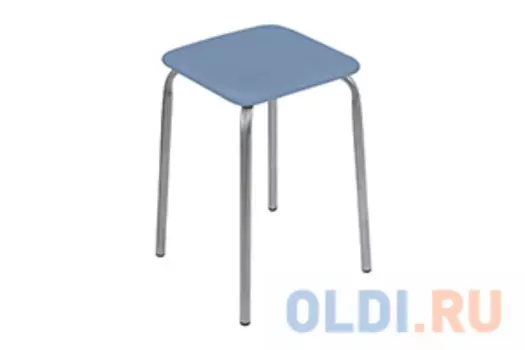 ТАБУРЕТ "ЭКОНОМ 3" КВАДРАТНОЕ СИДЕНЬЕ 29 СМ (10) ГОЛУБОЙ