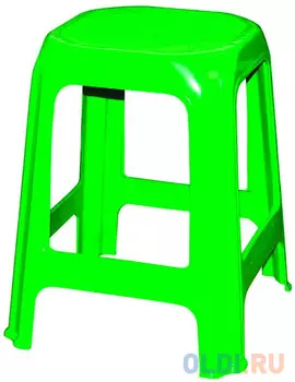 ТАБУРЕТ ПЛАСТ. (ЗЕЛЕНЫЙ) (1/5) "АЛЬТЕРНАТИВА" М1370