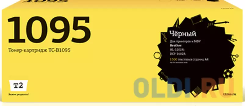 Картридж T2 TC-B1095 1500стр Черный