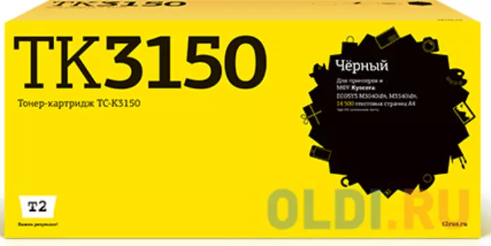 TC-K3150 Тонер-картридж T2 для Kyocera ECOSYS M3040idn/M3540idn (14 500 стр.) с чипом