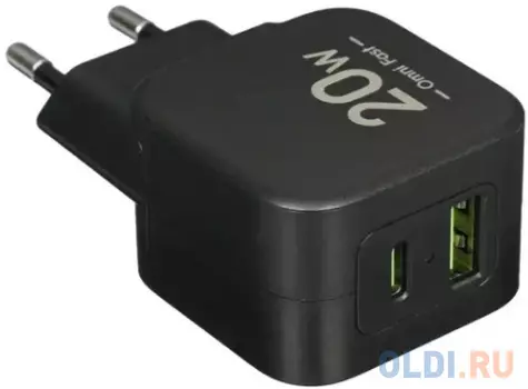 TCW-E20D Black, TECNO Charger E20D-20W
