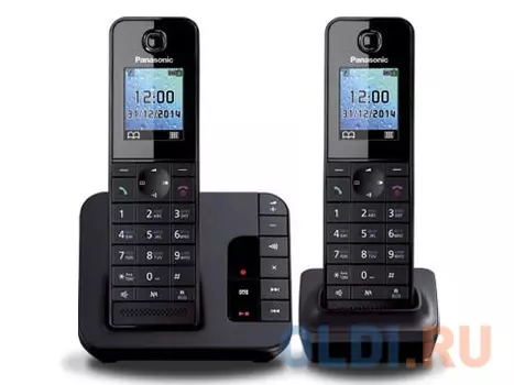 Телефон DECT Panasonic KX-TGH222RUB АОН, Color TFT, Caller ID 50, Эко-режим, Память 200, Black-List, Автоответчик