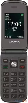 Телефон Digma VOX FS241 черный