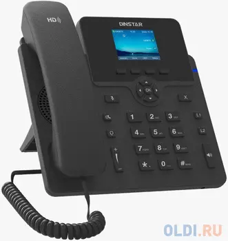 Телефон IP Dinstar C62GP черный