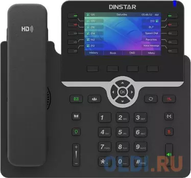 Телефон IP Dinstar C66GP черный