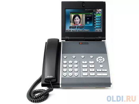 Телефон IP Polycom VVX 1500 D SIP для конференций черный 2200-18064-114