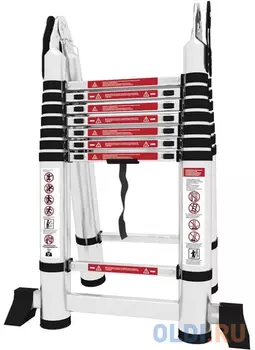 Телескопическая лестница-стремянка Сорокин 24.28 14 ступеней