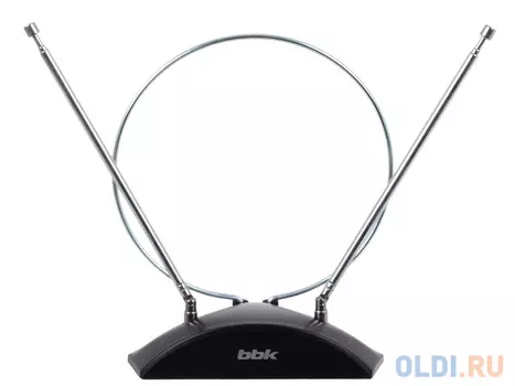 Телевизионная антенна BBK DA03 Комнатная цифровая DVB-T антенна, черный