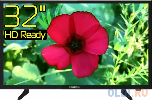 Телевизор 32" Hartens HTV-32HDR05B черный 1366x768 50 Гц VGA