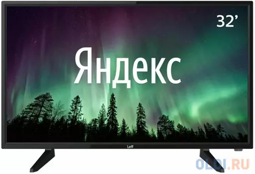 Телевизор 32" Leef 32H530T черный 1366x768 60 Гц Wi-Fi Smart TV 2 х HDMI 2 х USB RJ-45
