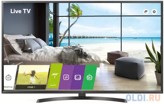 Телевизор 65" LG 65UU661H черный 3840x2160 50 Гц Smart TV Wi-Fi RJ-45 Bluetooth S/PDIF