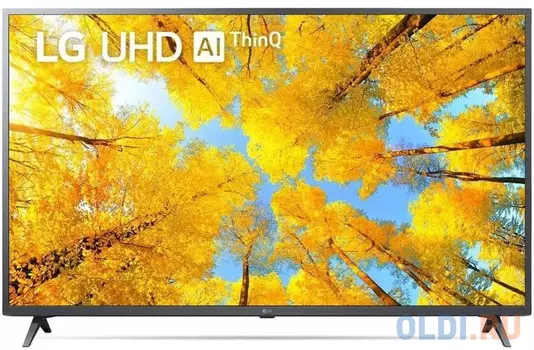 Телевизор 65" LG 65UQ76003LD серый 3840x2160 60 Гц Smart TV Wi-Fi USB 2 х HDMI RJ-45 Bluetooth