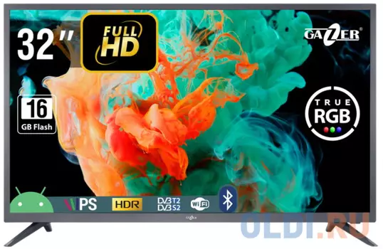 Телевизор Gazer TV32-FS2G 32" Full HD