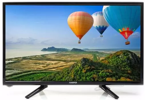 Телевизор HARPER 22F470T 22" Black, 16:9, 1920x1080, 50 000:1, 210 кд/м2, USB, HDMI, VGA, DVB-T, T2, C