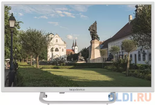 Телевизор LED 24" TopDevice TDTV24BS02H_WE белый 1366x768 60 Гц Smart TV Wi-Fi 3 х HDMI 2 х USB RJ-45