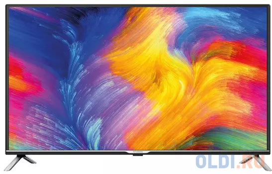 Телевизор LED 40" Hyundai H-LED40ET3001 серебристый черный 1920x1080 60 Гц