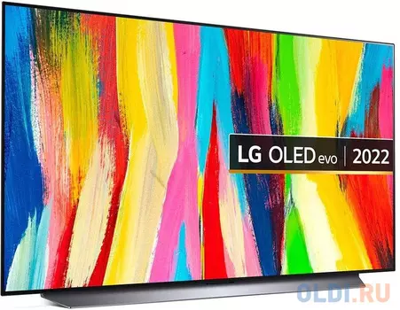 Телевизор LED 48" LG OLED48C24LA.ARUB серый 3840x2160 120 Гц Smart TV Wi-Fi 2 х USB RJ-45 Bluetooth 4 х HDMI