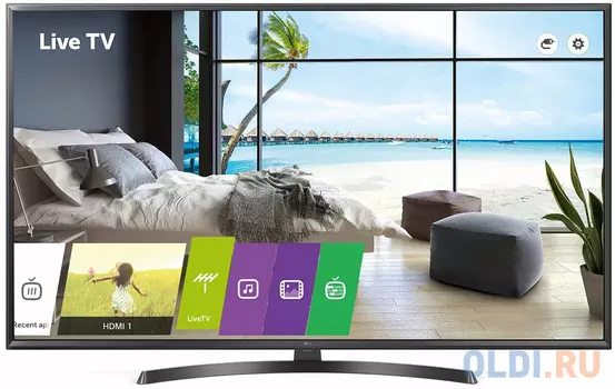 Телевизор LED 65" LG 65UT661H черный 3840x2160 RS-232C RJ-45