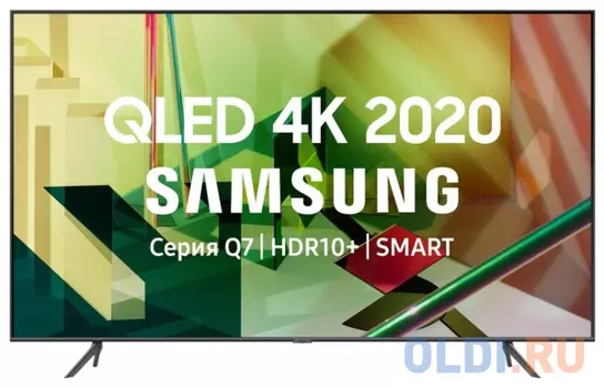 Телевизор LED 85" Samsung QE85Q70TAUXRU титан серый 3840x2160 200 Гц Wi-Fi Smart TV RJ-45 Bluetooth