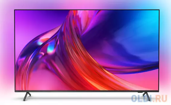 Телевизор LED Philips 50" 50PUS8519/60 Series 8 хром 4K Ultra HD 60Hz DVB-T DVB-T2 DVB-C DVB-S DVB-S2 USB WiFi Smart TV (RUS)