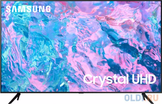 Телевизор LED Samsung 75" UE75CU7100UXRU Series 7 черный 4K Ultra HD 60Hz DVB-T2 DVB-C DVB-S2 USB WiFi Smart TV (RUS)