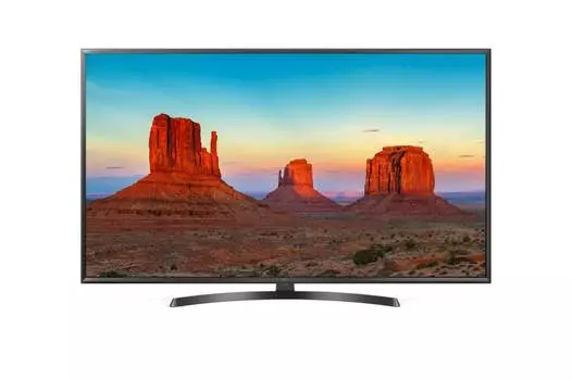 Телевизор LG 49UK6450 LED 49" Black, Smart TV, 16:9, 3840x2160, USB, HDMI, Wi-Fi, RJ-45, DVB-T, T2, C, S, S2