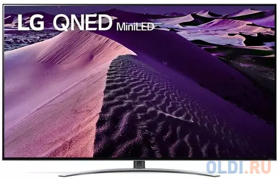 Телевизор Mini LED 55" LG 55QNED876QB.ADKG серебристый 3840x2160 120 Гц Smart TV Wi-Fi 2 х USB RJ-45 Bluetooth 4 х HDMI