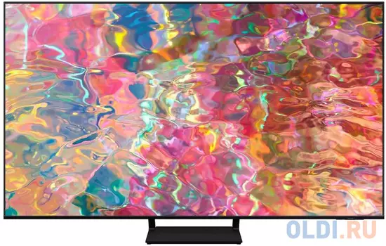Телевизор QLED Samsung 65" QE65Q70BAUXCE Q темно-серый 4K Ultra HD 120Hz DVB-T DVB-T2 DVB-C DVB-S DVB-S2 USB WiFi Smart TV (RUS)