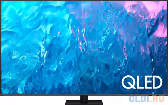 Телевизор QLED Samsung 75" QE75Q70CAUXRU Q темно-серый 4K Ultra HD 120Hz DVB-T DVB-T2 DVB-C DVB-S DVB-S2 USB WiFi Smart TV