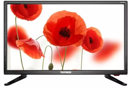 Телевизор Telefunken TF-LED22S50T2 LED 21,5" Black, 16:9, 1920 x 1080, 3 000:1, 220 кд/м2, USB, HDMI, VGA, DVB-T/T2, DVB-C