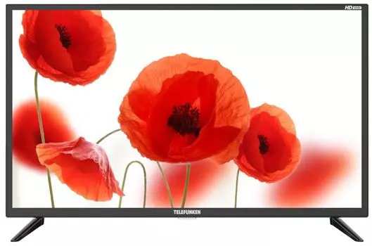 Телевизор Telefunken TF-LED32S95T2 LED 31,5" Black, noSmart TV, 16:9, 1366х768, 3000:1, 220 кд/м2, USB, HDMI, AV, noWi-Fi, DVB-T, T2, C