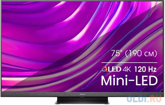 Телевизор ULED 4K 75" 75U8NQ HISENSE