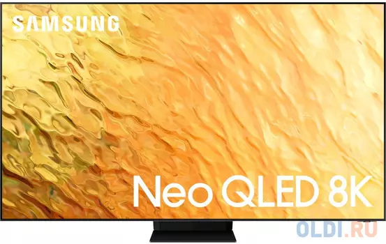 Телевизор ЖК 65" Samsung/ 65", Neo QLED 8K, Smart TV,Wi-Fi, Voice, PQI 4800, HDR 32х, HDR10+, DVB-T2/C/S2, 4.2.2 CH, 70W, OTS+, FreeSync Pre