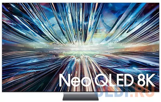 Телевизор ЖК 75'' Samsung/ 75", NeoQLED, 8K, Tizen Smart TV, 120Hz (Up to 144Hz), HDR10+, Wi-Fi, Voice, DVB-T2/C/S2, Bluetooth, CI+(1.4