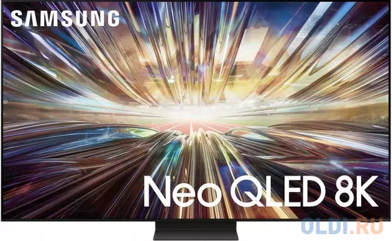 Телевизор ЖК 75'' Samsung/ 75", NeoQLED, 8K, Tizen Smart TV, 120Hz (Up to 144Hz), HDR10+, Wi-Fi, Voice, DVB-T2/C/S2, Bluetooth, CI+(1.4