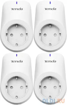 Tenda SP3(4-pack) Умная розетка Beli Wi-Fi Набор 4 шт,2,4 ГГц
