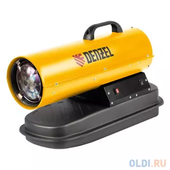 Тепловая пушка Denzel DHG-10 10000 Вт желтый