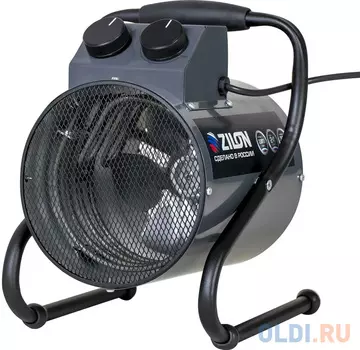 Тепловая пушка ZILON МИНИ-С ZTV-2С NI 2000Вт 9.5А 260м3/ч 250х315х245мм черный