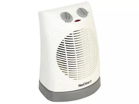 Тепловентилятор Neoclima FH-17 1000/2000Вт, спиральный с функцией вращения и защитой от брызг
