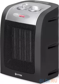 Тепловентилятор Vitek VT-2067 1800Вт черный/серебристый