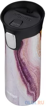 Термокружка Contigo Pinnacle Couture 0.42л. белый/фиолетовый (2104544)
