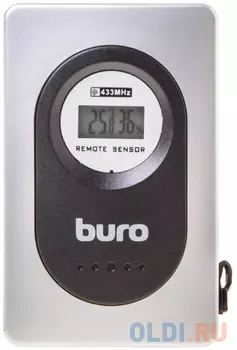 Термометр Buro H999E/G/T серебристый/черный