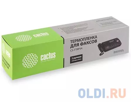 Термопленка CACTUS CS-TTRP54 для факсов Panasonic (KXF-A54) KX-FP141/143/145/148 2шт