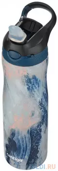 Термобутылка Contigo Ashland Couture Chill 0,59л синий белый