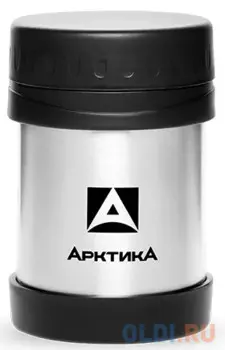 Термос Арктика 402-350/SIL 0,35л серебристый чёрный